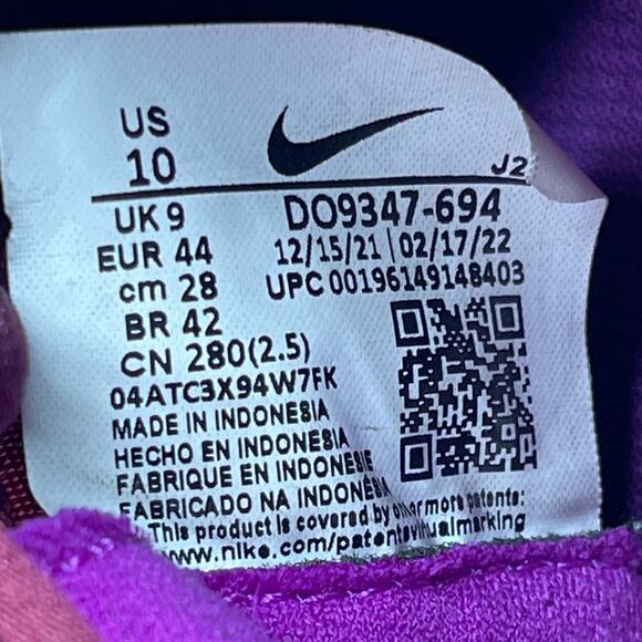 Nike Zoom Mercurial SuperFly 9 Shoes Mens Size 10 Red Soccer Cleats Athletic - Picture 8 of 8